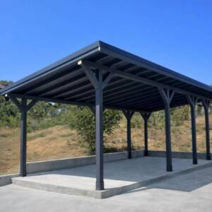 Едноскатен навес